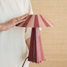 Table Lamp Striped Pink - Things I Like Things I Love