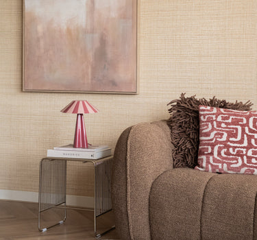 Table Lamp Striped Pink - Things I Like Things I Love