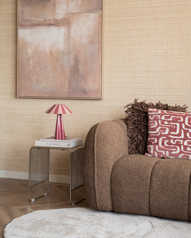 Table Lamp Striped Pink - Things I Like Things I Love