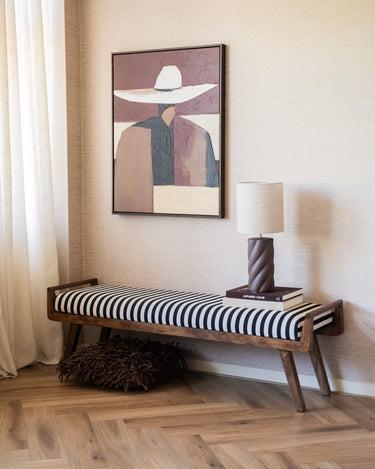 Table Lamp Swirl Brown - Medium - Things I Like Things I Love