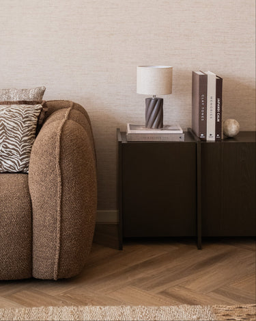 Table Lamp Swirl Brown - Small - Things I Like Things I Love