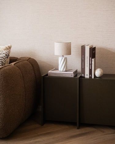 Table Lamp Swirl Ivory - Small - Things I Like Things I Love