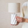 Table Lamp Swirl Ivory - Small - Things I Like Things I Love