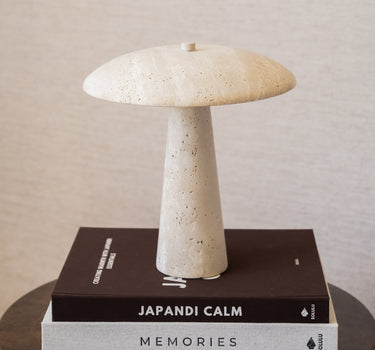 Table Lamp Trave Travertine - Things I Like Things I Love