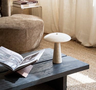 Table Lamp Trave Travertine - Things I Like Things I Love
