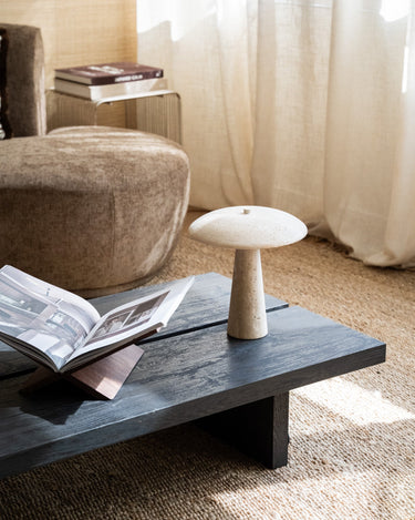 Table Lamp Trave Travertine - Things I Like Things I Love
