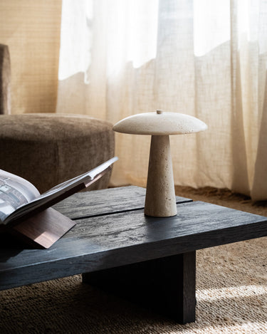 Table Lamp Trave Travertine - Things I Like Things I Love