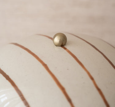 Tafellamp Livia Gestreept Beige - Things I Like Things I Love