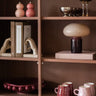 Tafellamp Paddenstoel Glas Roze / Aubergine - Things I Like Things I Love