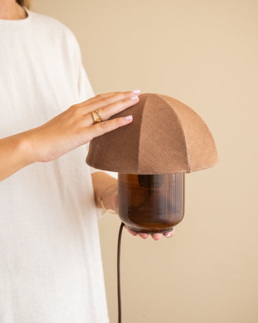 Tafellamp Roji Glas Amber - Things I Like Things I Love