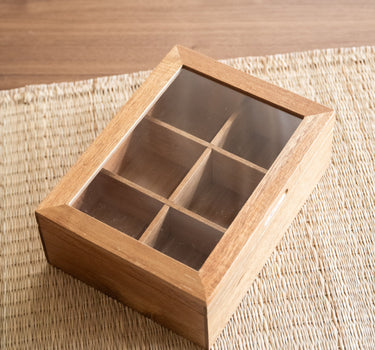 Tea Box Acacia Wood - Things I Like Things I Love