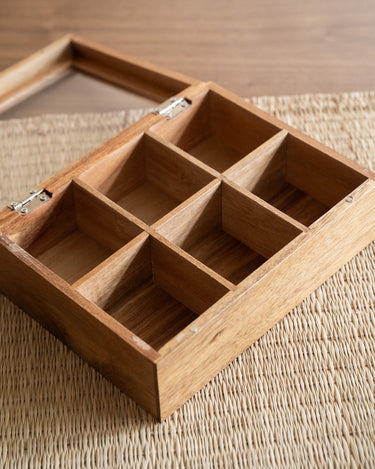 Tea Box Acacia Wood - Things I Like Things I Love