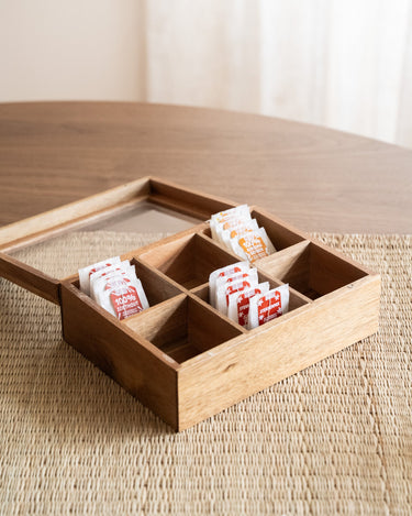 Tea Box Acacia Wood - Things I Like Things I Love