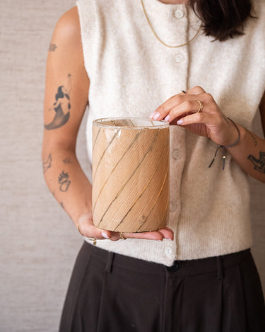 Tealight Holder Badaya Beige - Things I Like Things I Love