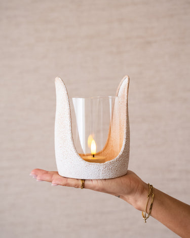 Tealight Holder Noor Glass - Things I Like Things I Love