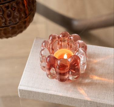 Tealight Holder Sara Glass - Things I Like Things I Love