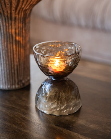 Tealight Holder / Vase Diabolo Glass - Small/Medium - Things I Like Things I Love