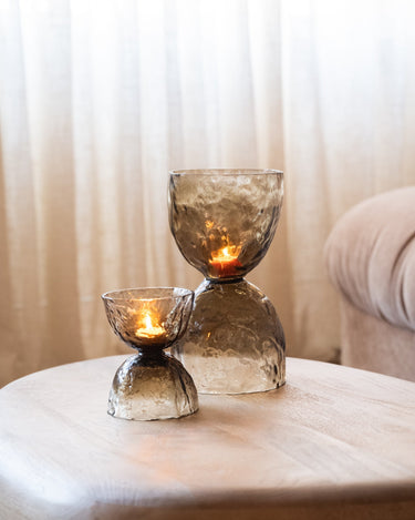 Tealight Holder / Vase Diabolo Glass - Small/Medium - Things I Like Things I Love