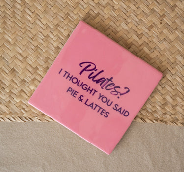 Tegeltje Pilates Roze - Things I Like Things I Love
