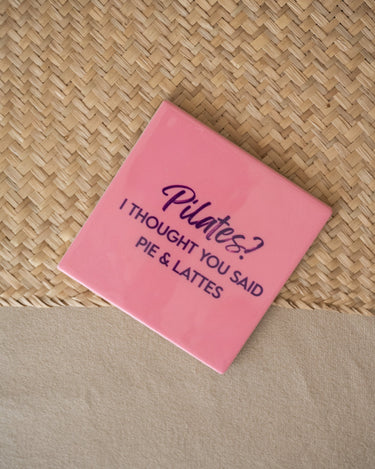 Tegeltje Pilates Roze - Things I Like Things I Love