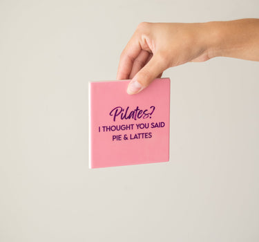 Tegeltje Pilates Roze - Things I Like Things I Love