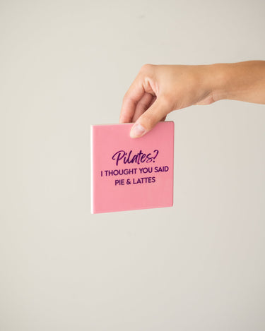 Tegeltje Pilates Roze - Things I Like Things I Love