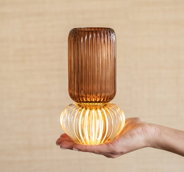 Theelichthouder / Vaas Led Glas - Things I Like Things I Love