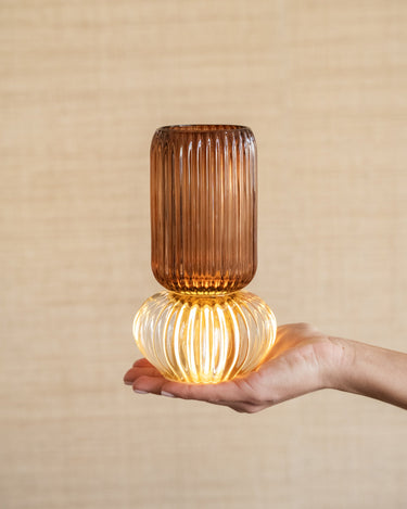 Theelichthouder / Vaas Led Glas - Things I Like Things I Love