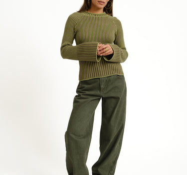 TILTIL Yella Cable Jumper Green