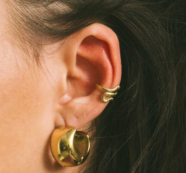 TILTIL Ear Cuff Snakey Goud