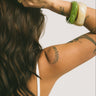 TILTIL Acrylic Squary Bangle Green - Things I Like Things I Love