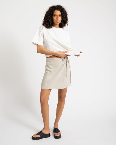 TILTIL Ai - vi Skirt Linen Beige - Things I Like Things I Love