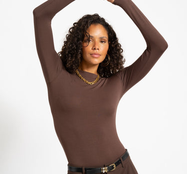 TILTIL Anni Higneck Longsleeve Brown - Things I Like Things I Love