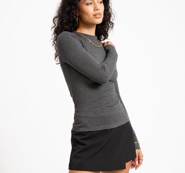 TILTIL Anni Higneck Longsleeve Donkergrijs - Things I Like Things I Love