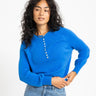 TILTIL Arya Button Up Knit Blue One Size - Things I Like Things I Love