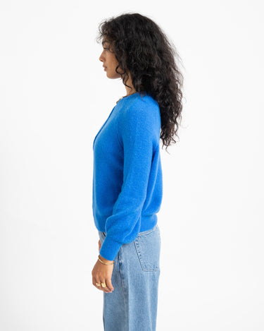 TILTIL Arya Button Up Knit Blue One Size - Things I Like Things I Love