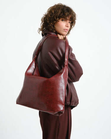 TILTIL Bag Croco Lola Bordeaux - Things I Like Things I Love