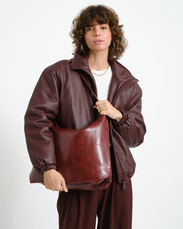 TILTIL Bag Croco Lola Bordeaux - Things I Like Things I Love