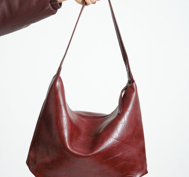 TILTIL Bag Croco Lola Bordeaux - Things I Like Things I Love
