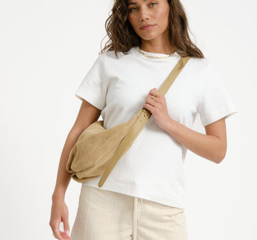 TILTIL Bag Isabel Real Suede Sand - Things I Like Things I Love