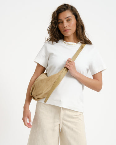 TILTIL Bag Isabel Real Suede Sand - Things I Like Things I Love
