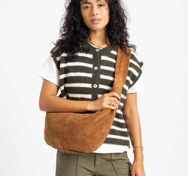 TILTIL Bag Leila REAL SUEDE Cognac - Things I Like Things I Love