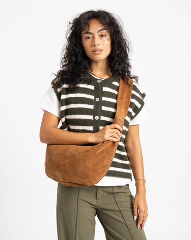 TILTIL Bag Leila REAL SUEDE Cognac - Things I Like Things I Love