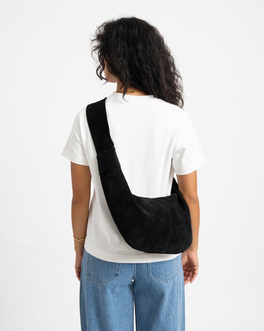 TILTIL Bag Leila REAL SUEDE Zwart - Things I Like Things I Love