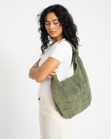 TILTIL Bag Suez Suede Green - Things I Like Things I Love