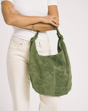TILTIL Bag Suez Suede Green - Things I Like Things I Love