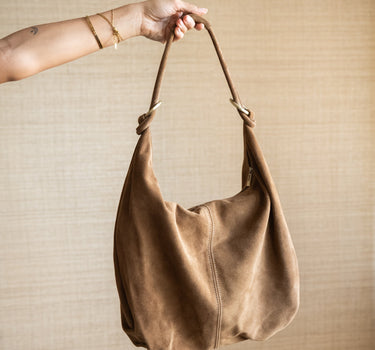 TILTIL Bag Suez Suede Taupe - Things I Like Things I Love