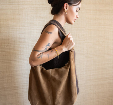 TILTIL Bag Suez Suede Taupe - Things I Like Things I Love