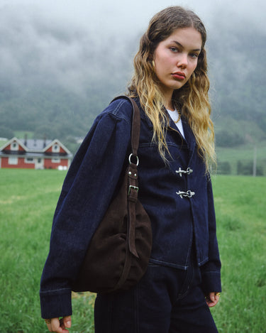 TILTIL Bag Tess Real Suede Bruin - Things I Like Things I Love