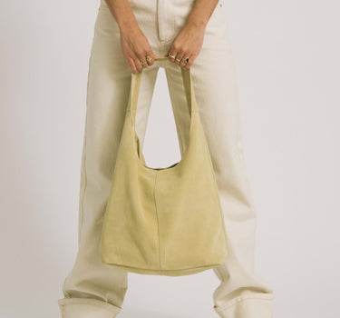 TILTIL Bag Yuki Pastel Yellow Suede - Things I Like Things I Love